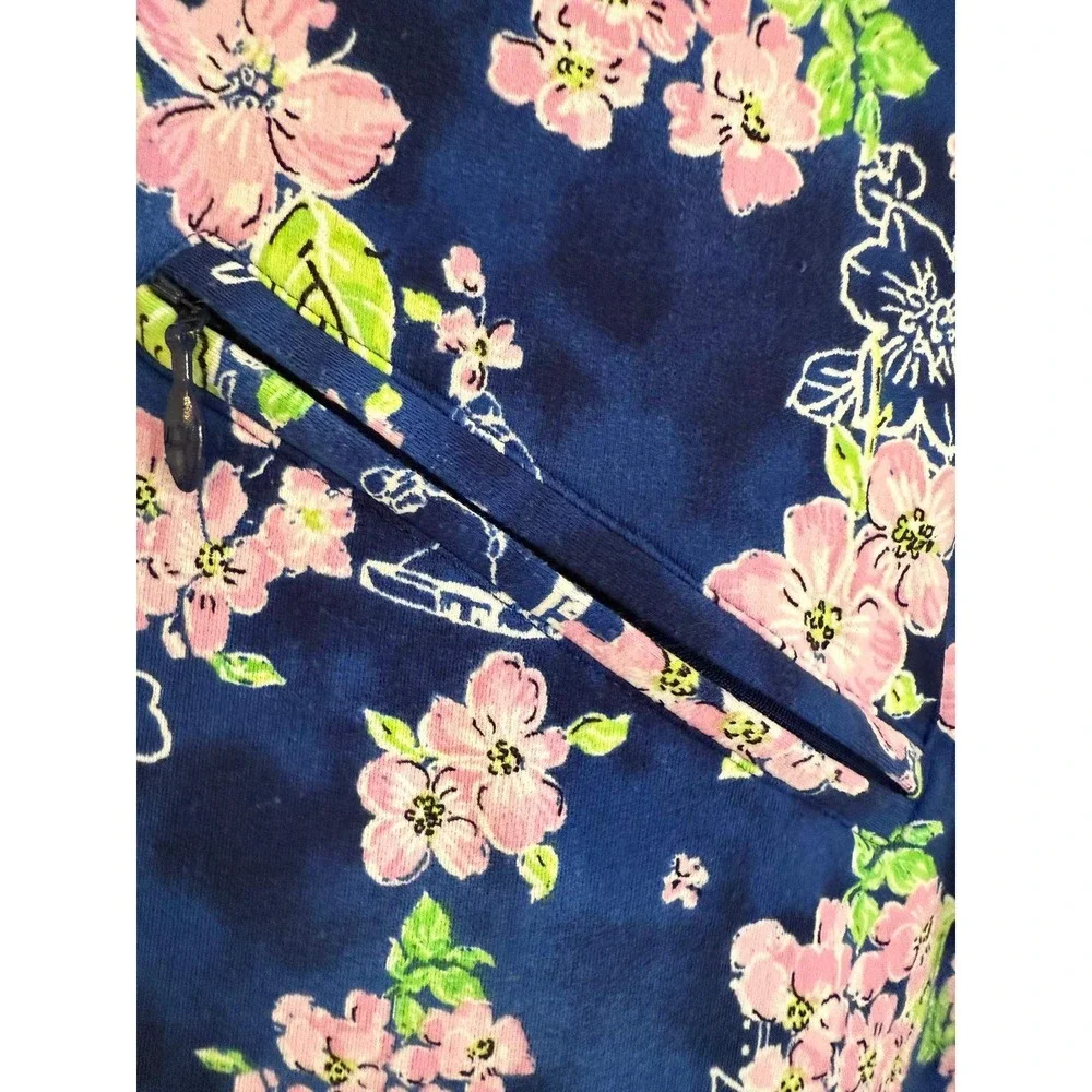 IBKÜL Pinehurst 1895 Golf Dress XL Blue Pink Floral Putter Boy UPF 50+ Cooling - Picture 7 of 8